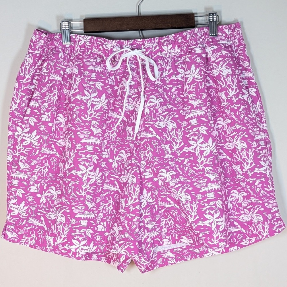 Columbia Pink Super Clearwater Shores Board Shorts Womens XL  Nylon PFG